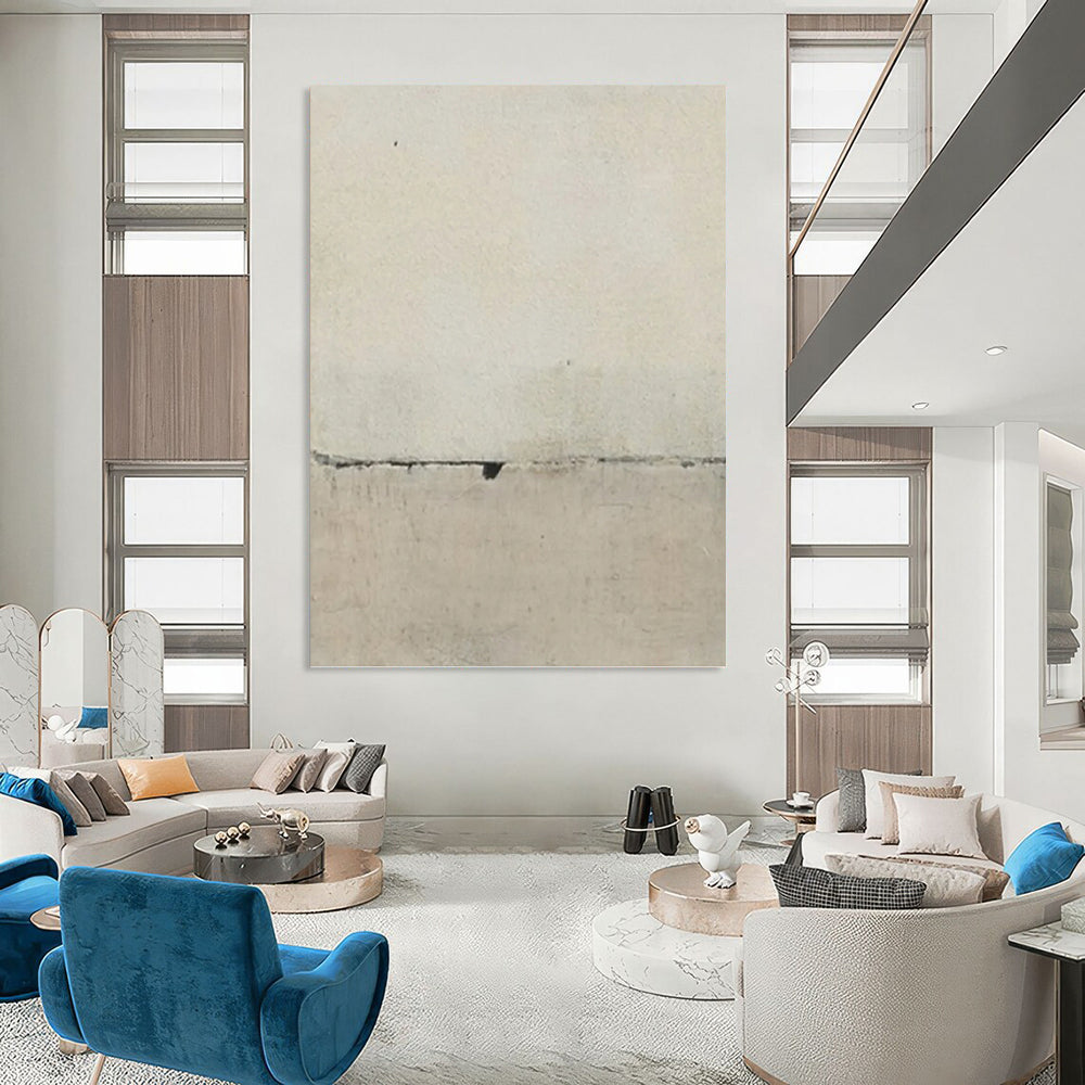 High - End Designer - Painted Textured Canvas Mural for Bar & Hotel Lobby DKH1122