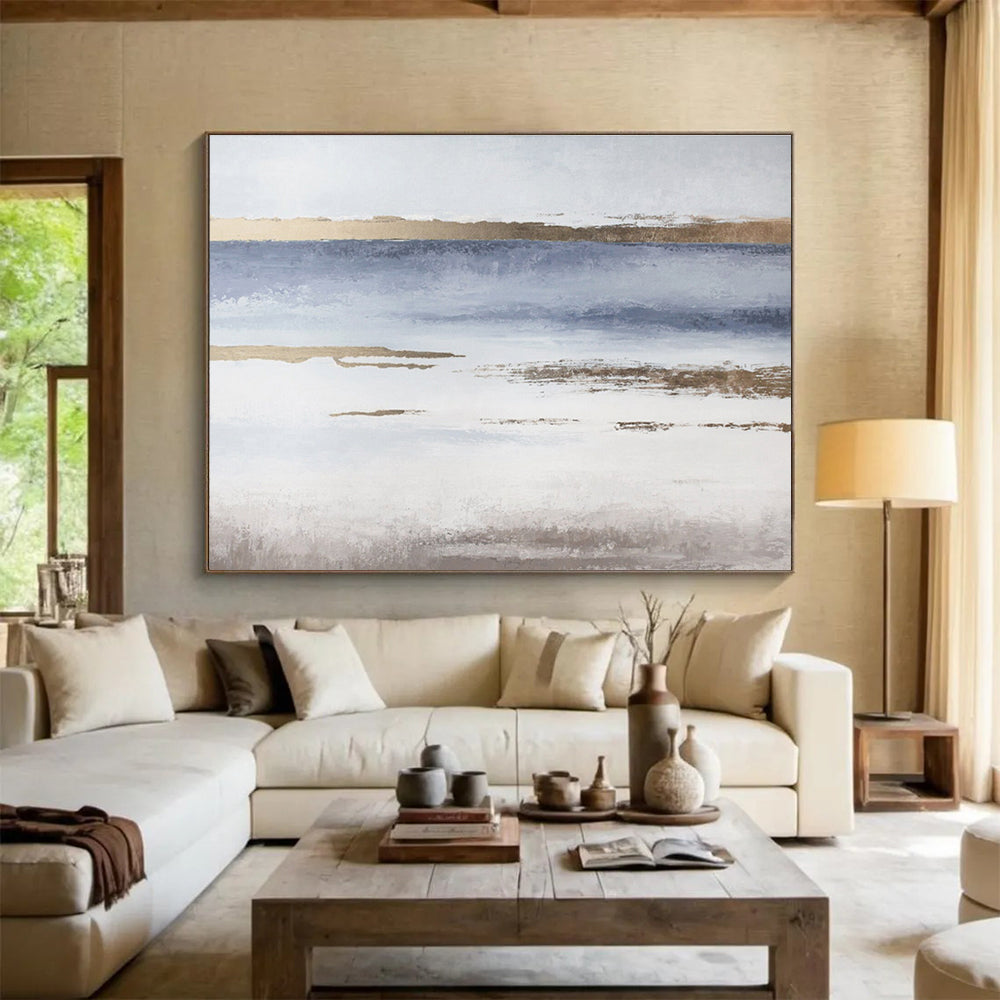 Hand-Painted Made-to-Measure Abstract Painting for Living Room & Hallway DKH135