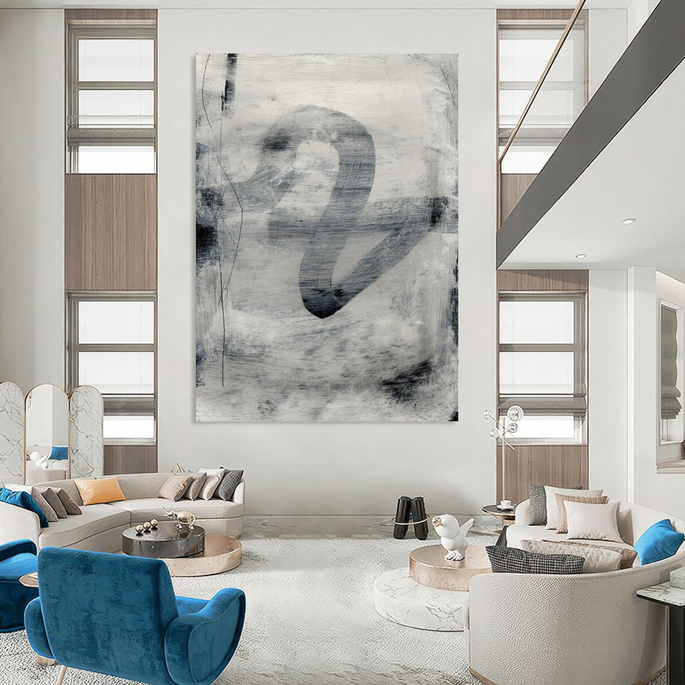 Custom-Made Large Abstract Paintings: Handcrafted, Textured Beauty DTP189