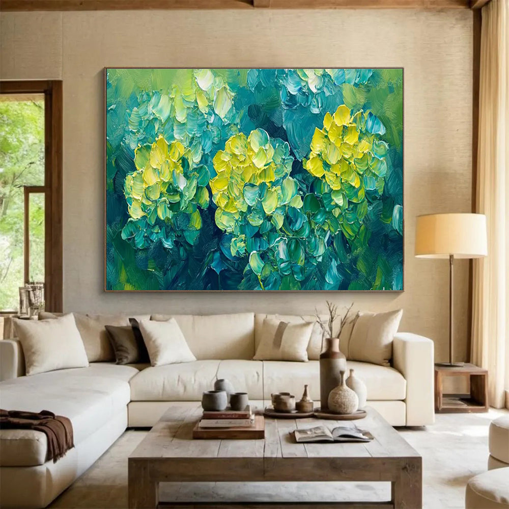 Original Hand - Painted Textured Large Abstract Creation for Charming Interiors DKH799