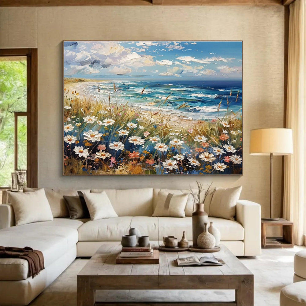 “ Spatial Symphony” Large - Scale Abstract Canvas for Living Room & Bedroom DKH255