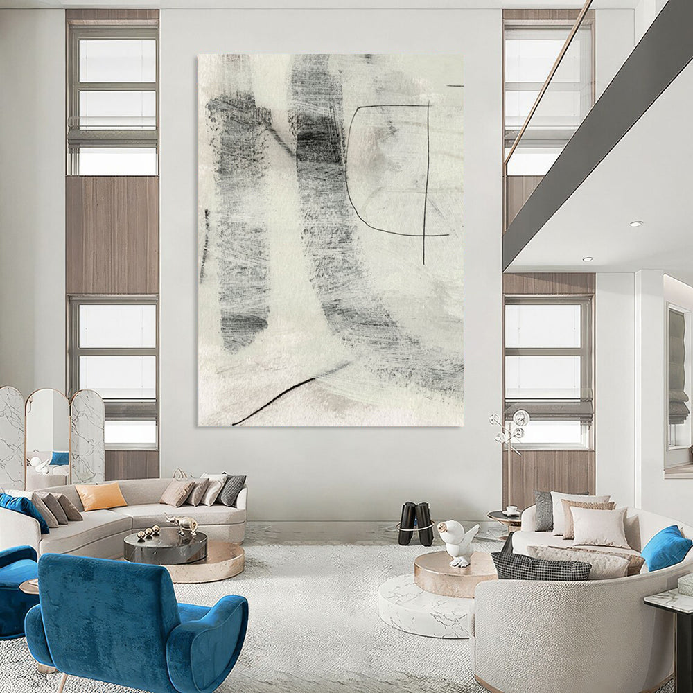 Hand-Painted Large-Scale Abstract Art: Textures that Inspire Creativity DTP213