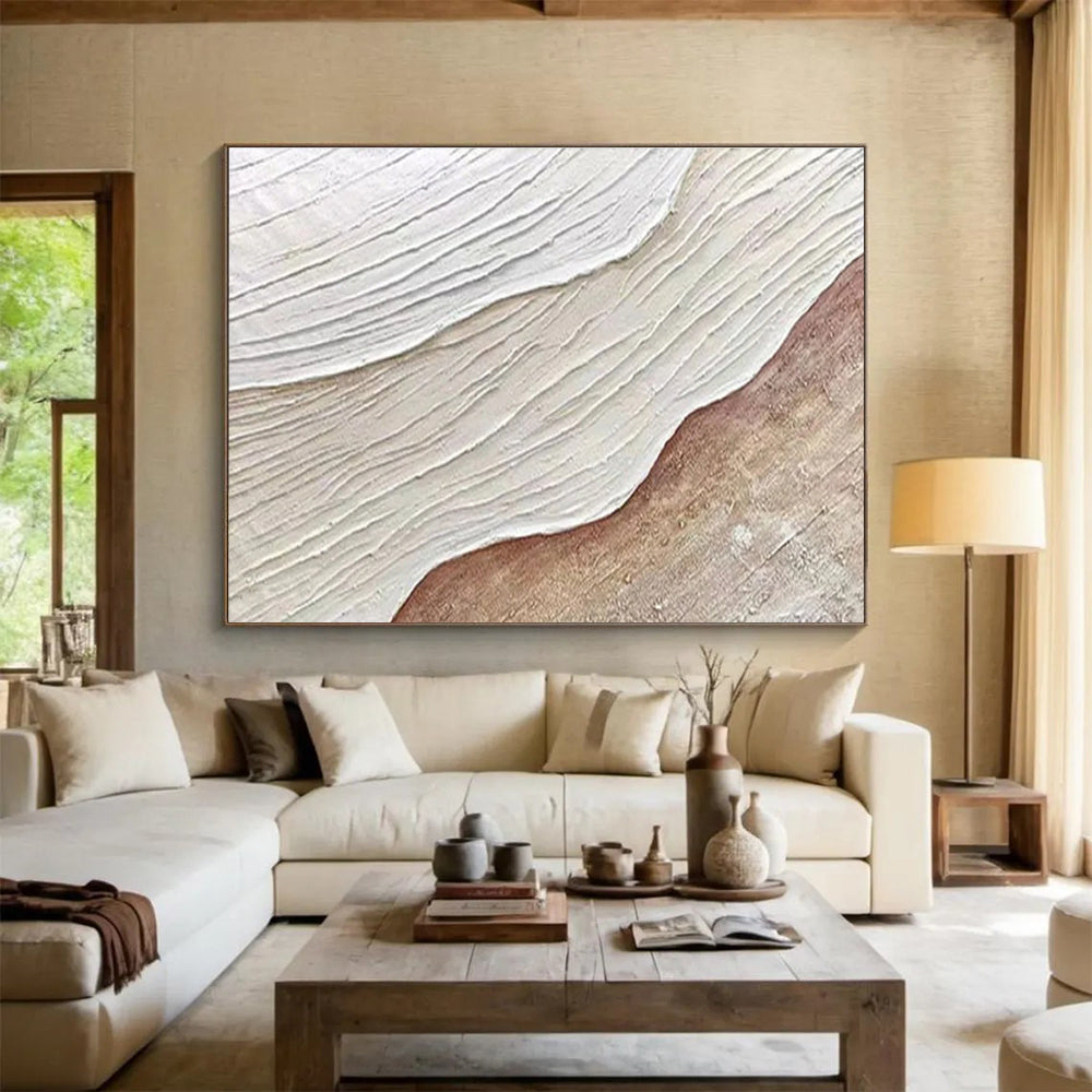 Gigantic Textured Abstract Wall Painting for Bedroom & Hallway DKH525