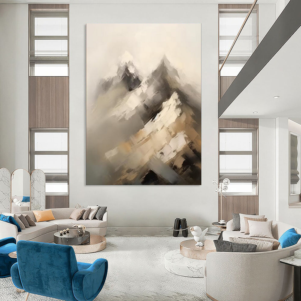 Victorian Textured Abstract Wall Art for Dining Room & Parlor LargeART2092