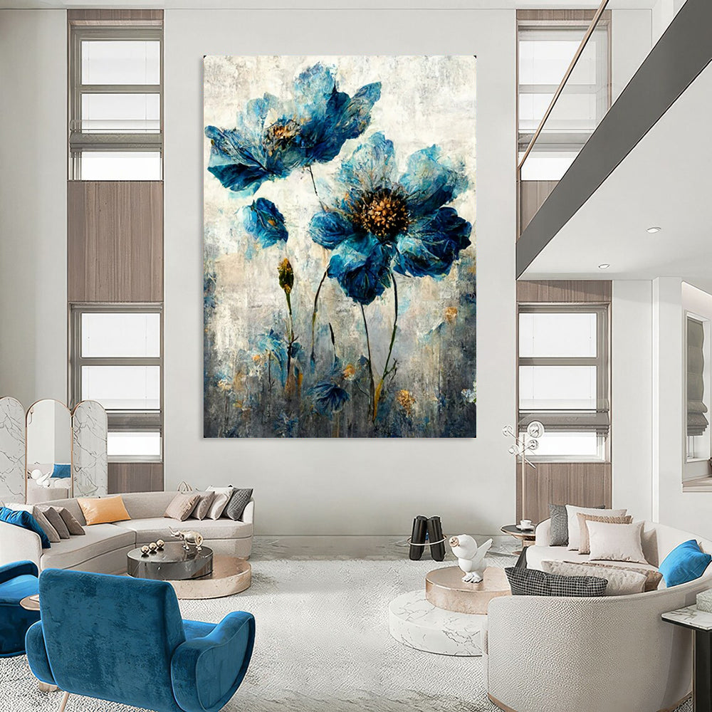 Custom-Crafted Textured Wall Mural for Living Room & Hotel LargeART2169