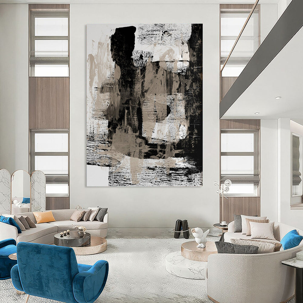 Dynamic Textured Abstract Mural for Bar & Living Room DKH0967