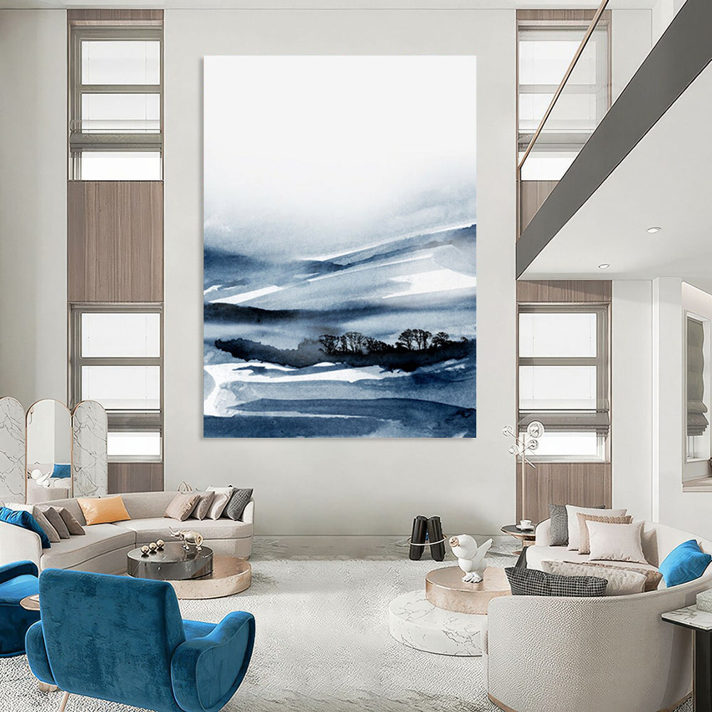Custom Handmade Abstract Art: Big Sizes, Textured Wonders for Dining Room & Entryway DTP231