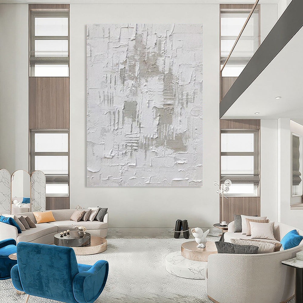Exquisite Hand - Painted Textured Abstract on Canvas for Bedroom & Hallway DKH1063