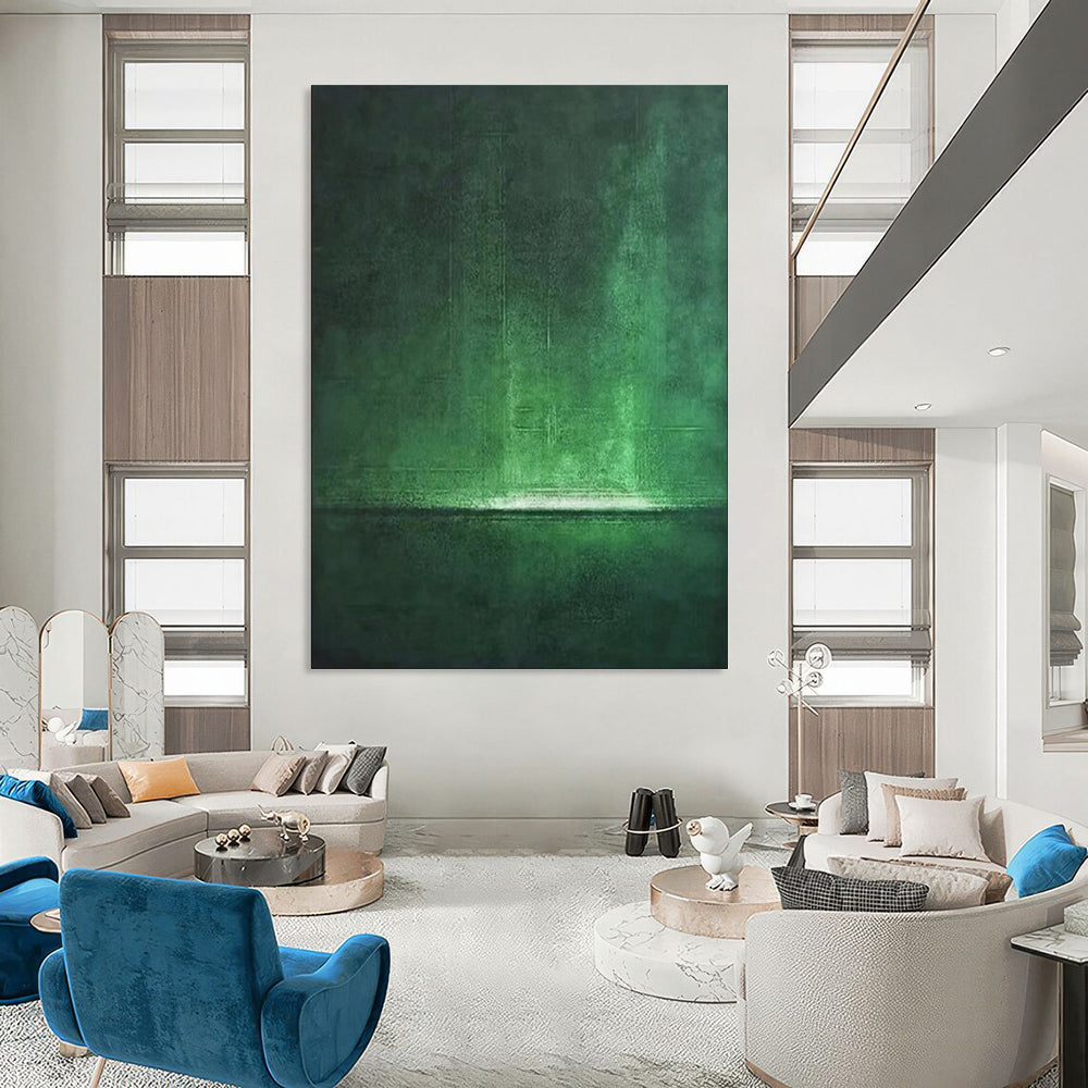 Oversized Hand-Painted Abstract Mural for Living Room & Dining Room LargeART1891