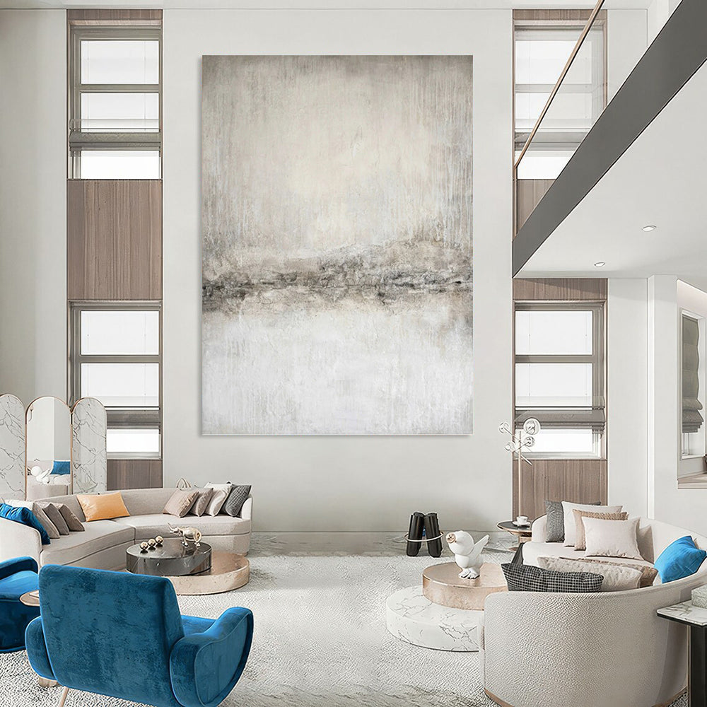 Magnificent Hand - Crafted Textured Canvas Abstract for Dining Room & Office DKH1068