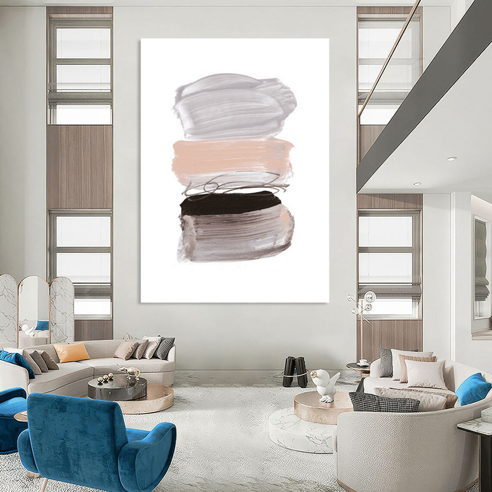Custom Abstract Art: Big Sizes, Handmade Textures for Your Home DTP184