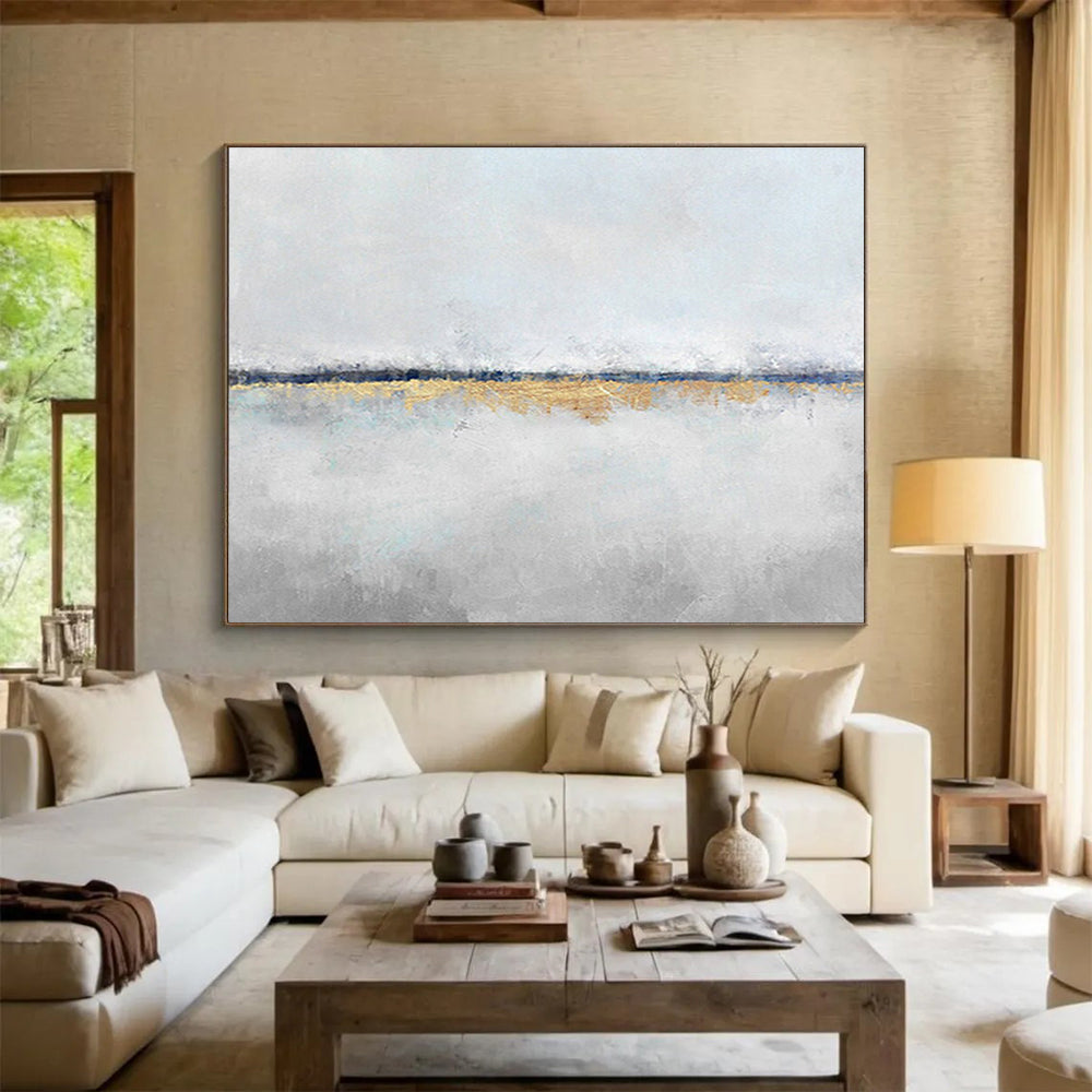 “Luminous Reverie” Immense Abstract Artwork for Entryway & Office DKH219