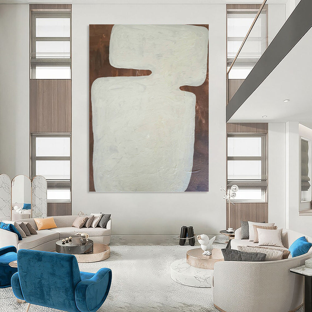 Breathtaking Custom - Rendered Textured Canvas Abstract for Bar & Bedroom DKH1082