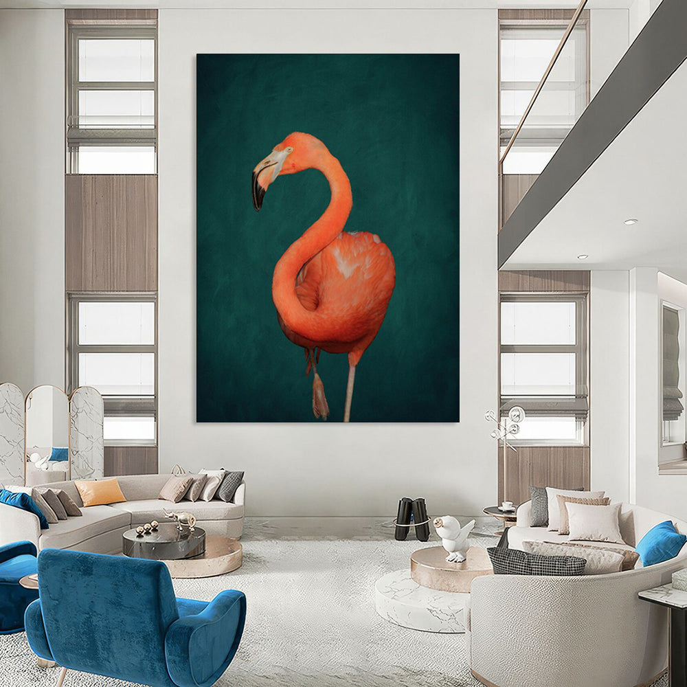 Hand-Painted Personalized Abstract Canvas for Entryway & Hotel LargeART1920