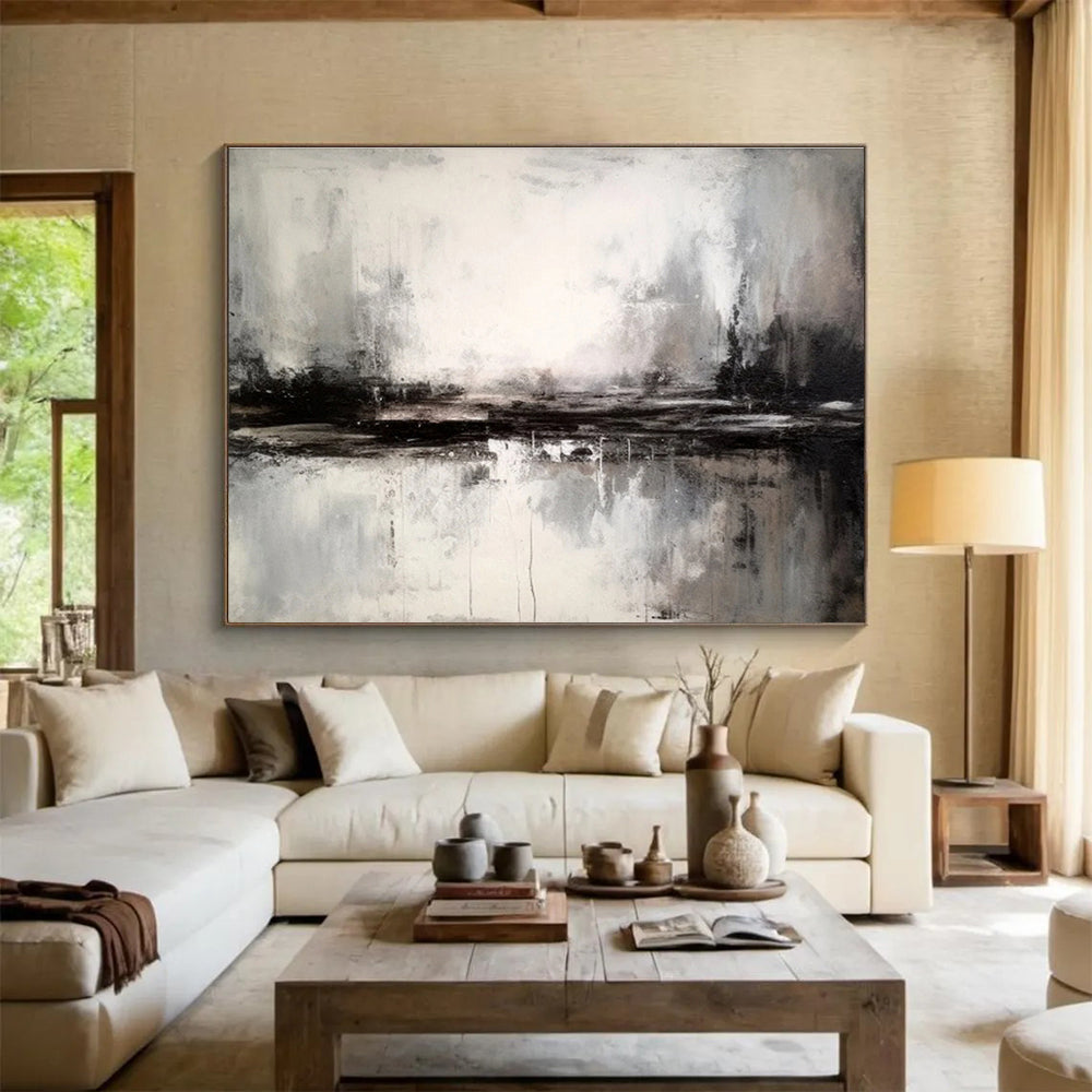 Oversized Abstract Mural for Hallway & Office DKH153