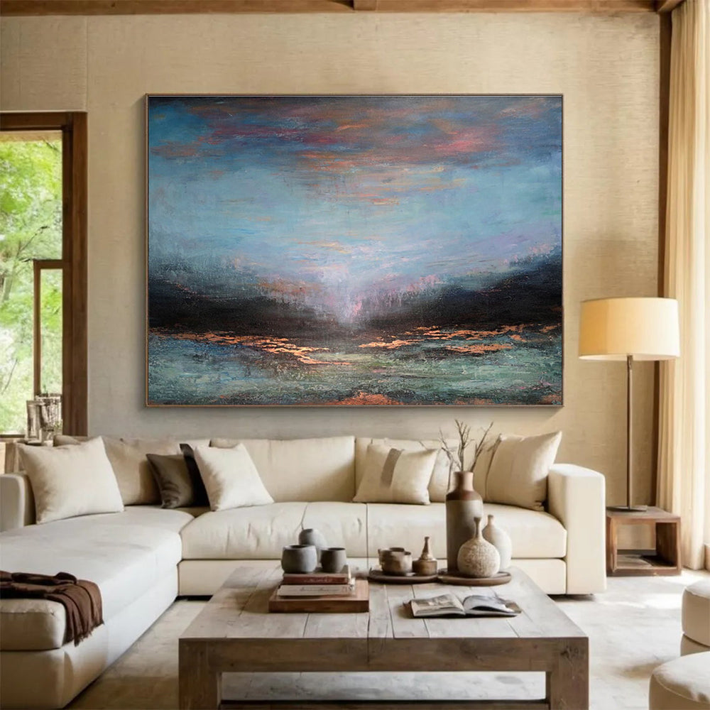 Massive Textured Handmade Abstract Canvas for Aesthetic Transformations DKH780