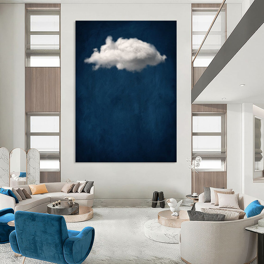 Oversized Hand-Painted Abstract Mural for Office & Hallway LargeART1918