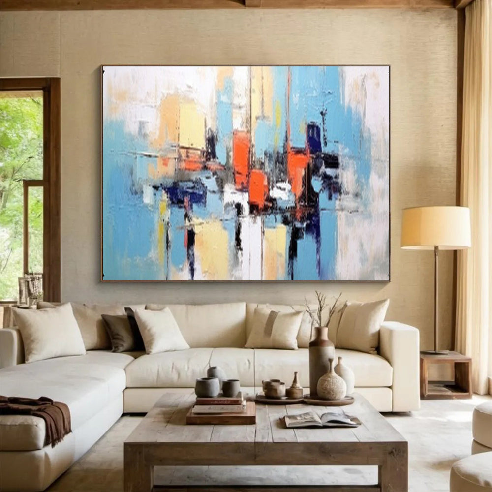 Dynamic Giant Abstract Canvas for Living Room & Office LargeART1646