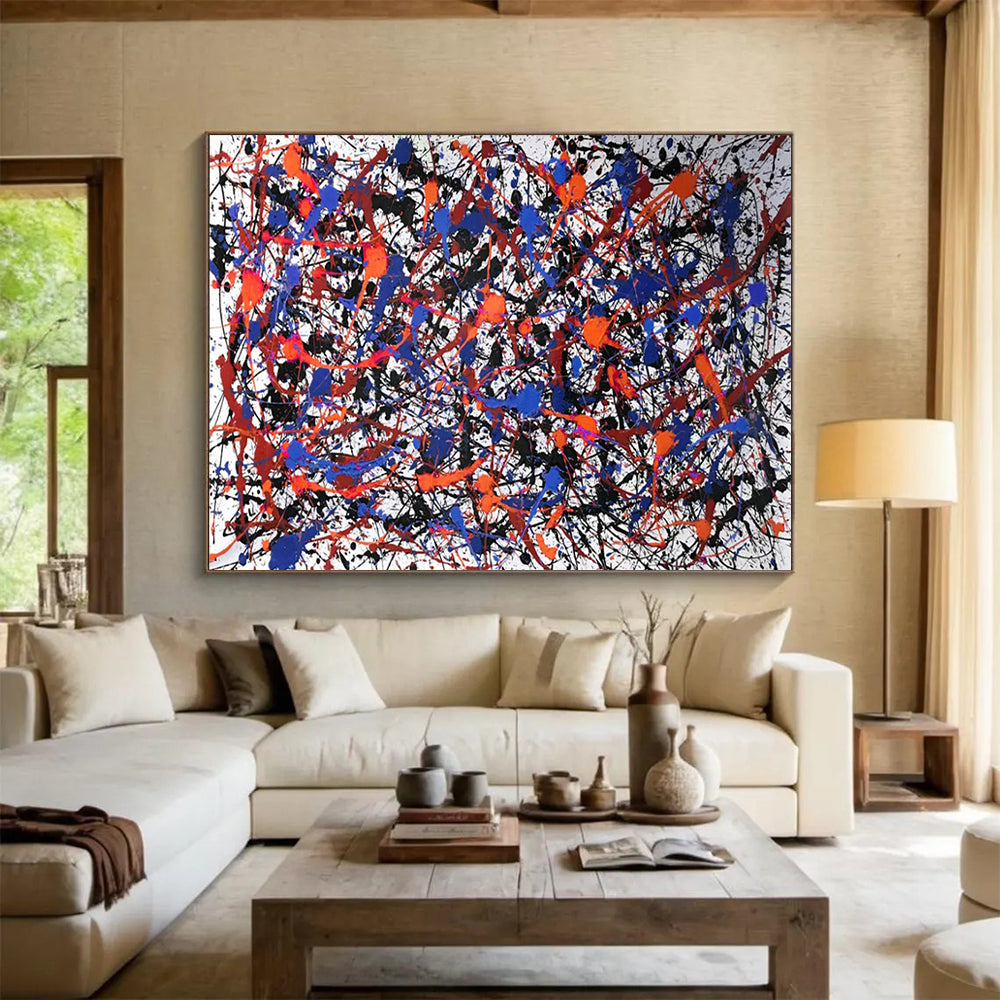 Bold Oversized Abstract Wall Art for Bar & Hotel Lobby LargeART1728