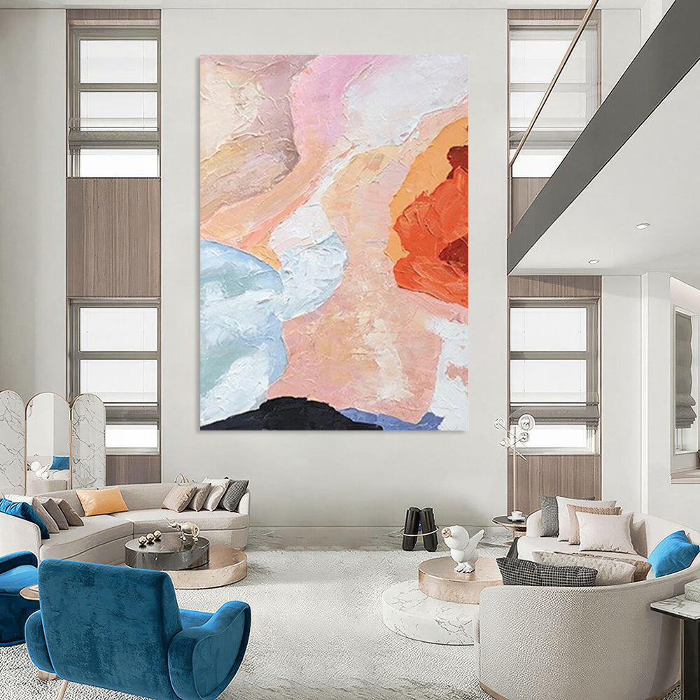 Handcrafted Large Abstract Art for Dining Room & Bar DTP275