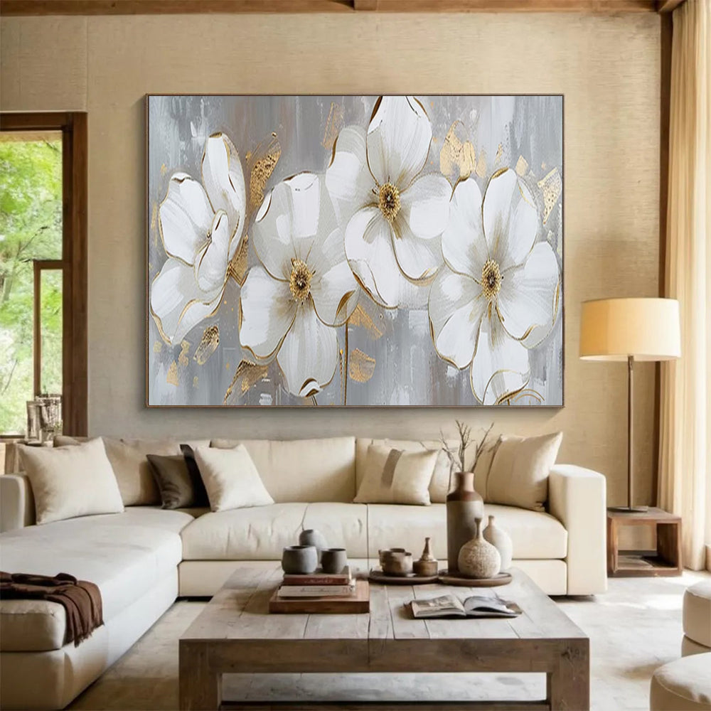 Charming Large Abstract Wall Decor for Bedroom & Office LargeART1653