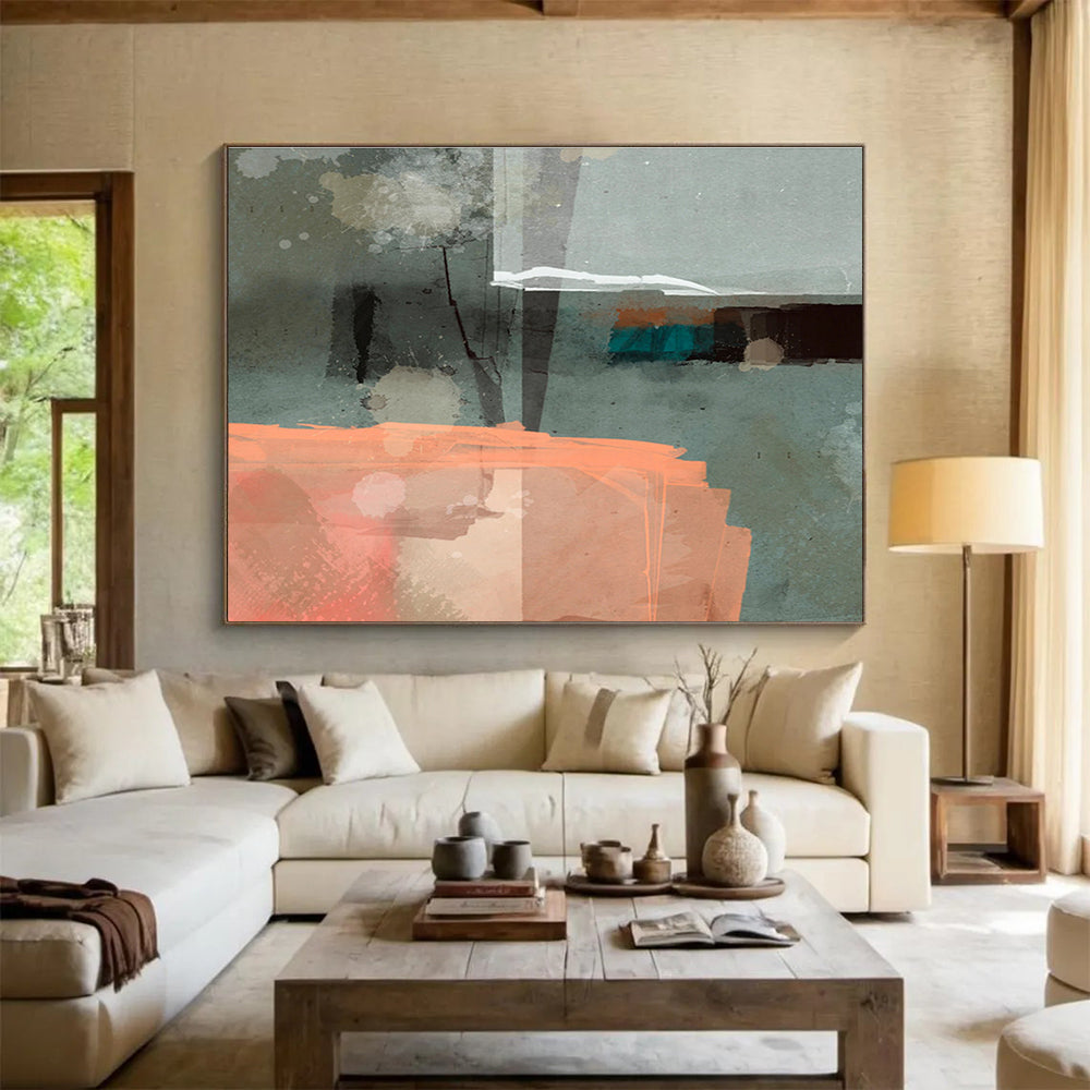 Custom - Designed Artwork for Living Room & Bar DKH075