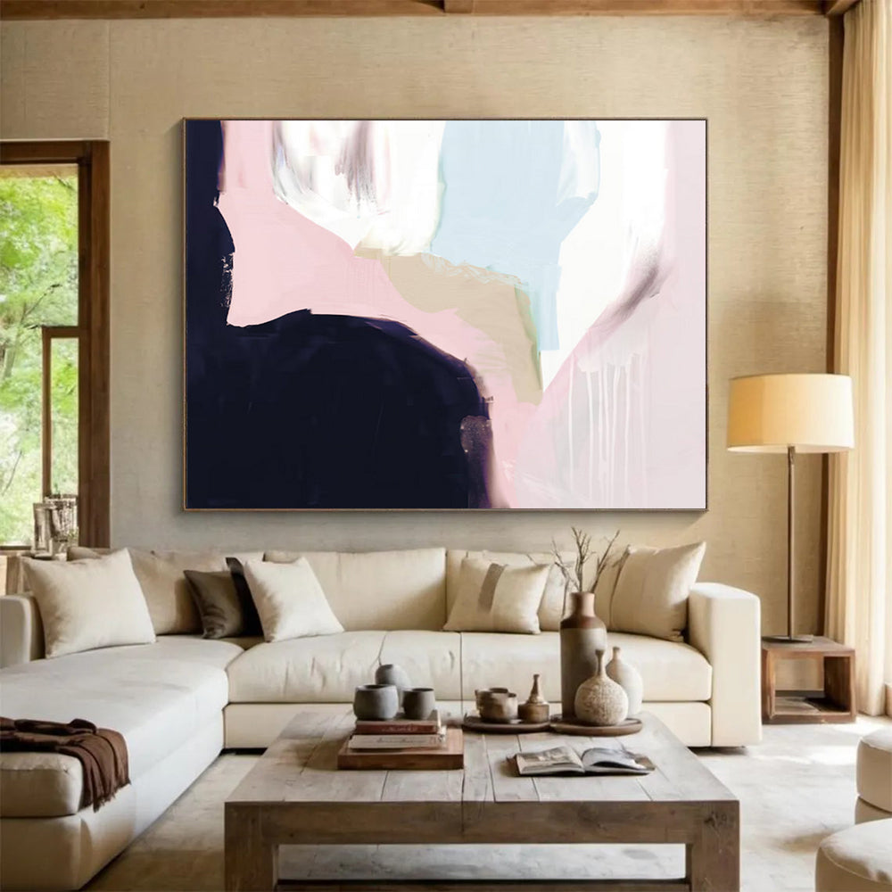 Soft Pastel Abstraction - Oversized Calm Bedroom Decor DLZ132