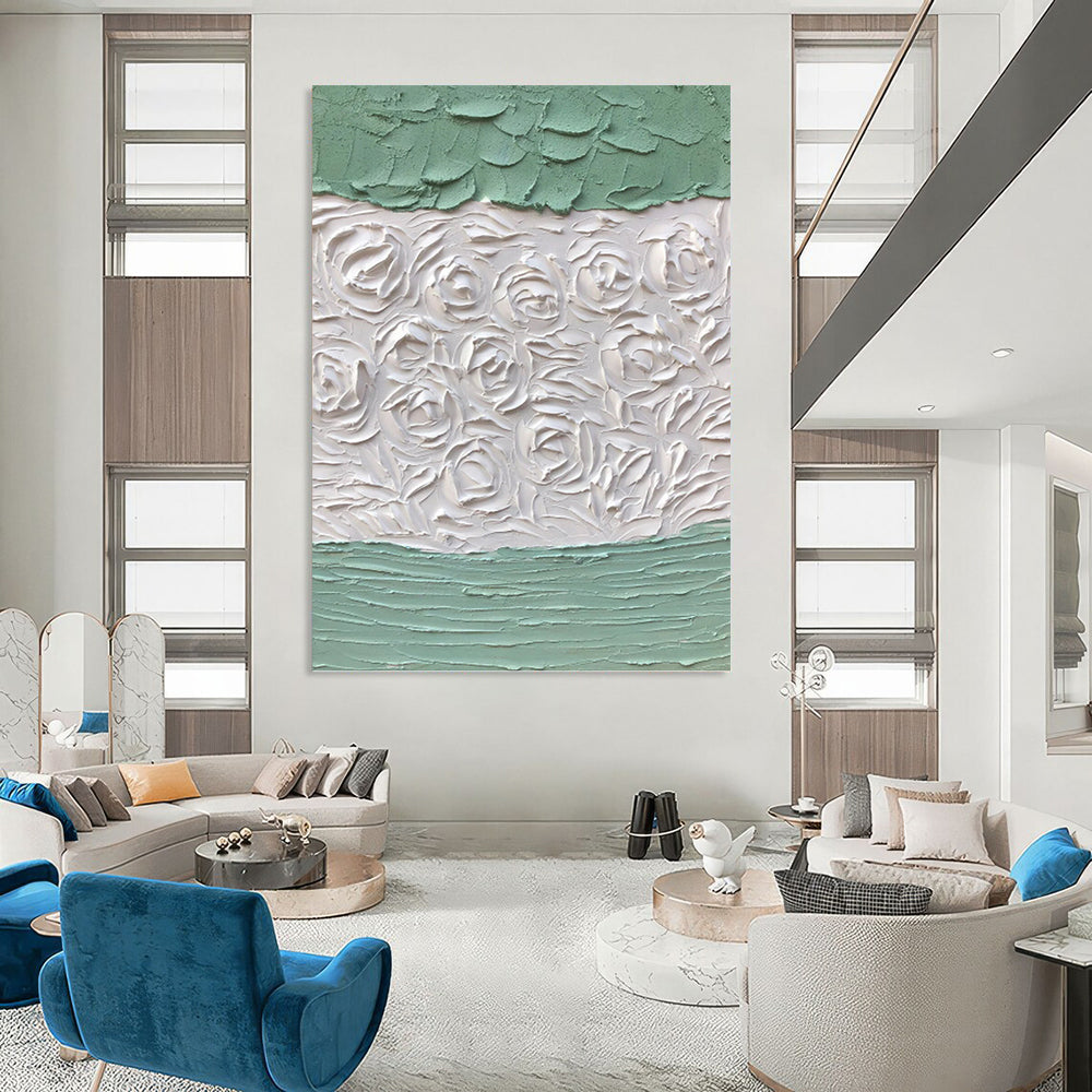 Dynamic Hand - Painted Textured Abstract Painting for Living Room & Office DKH1269