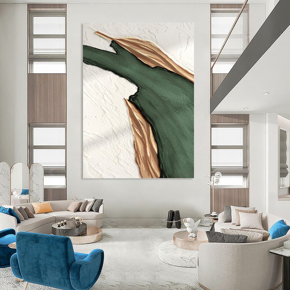 Palace - Scaled Hand - Painted Custom Abstract Narrative (with Exquisite Textures), for Bedroom and Bar DKH1507