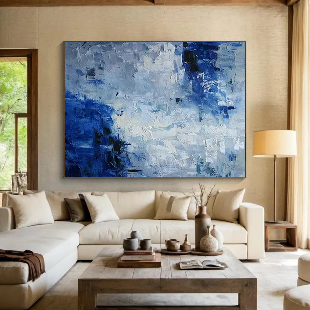 Tranquil Large - Format Abstract Canvas for Bedroom & Entryway LargeART1587