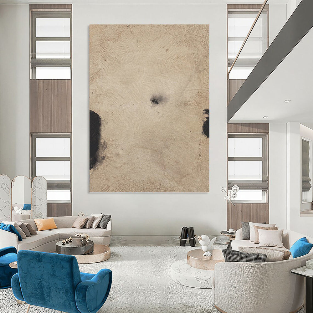 Large - Sized Mysterious Hand - Painted Textured Abstract on Canvas for Bedroom & Hallway DKH1421
