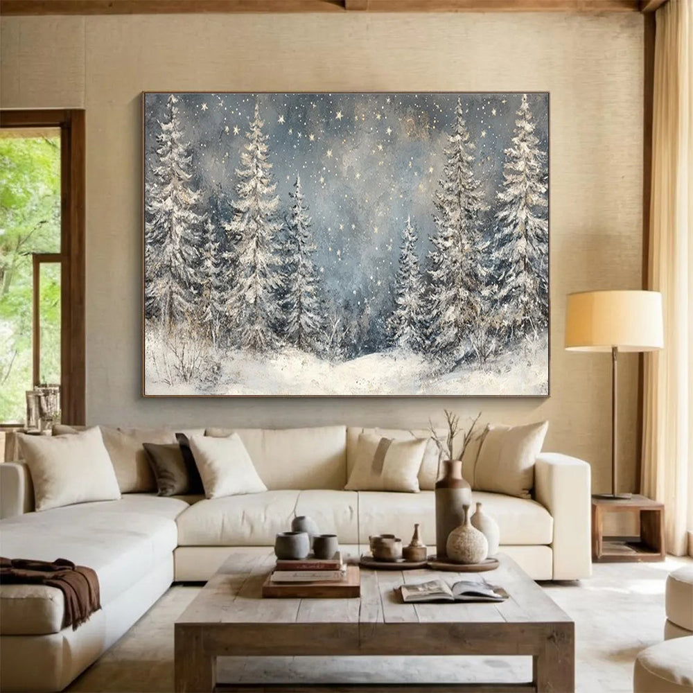 Large - Sized Original Hand - Painted Textured Abstract Painting for Accented Spaces DKH810