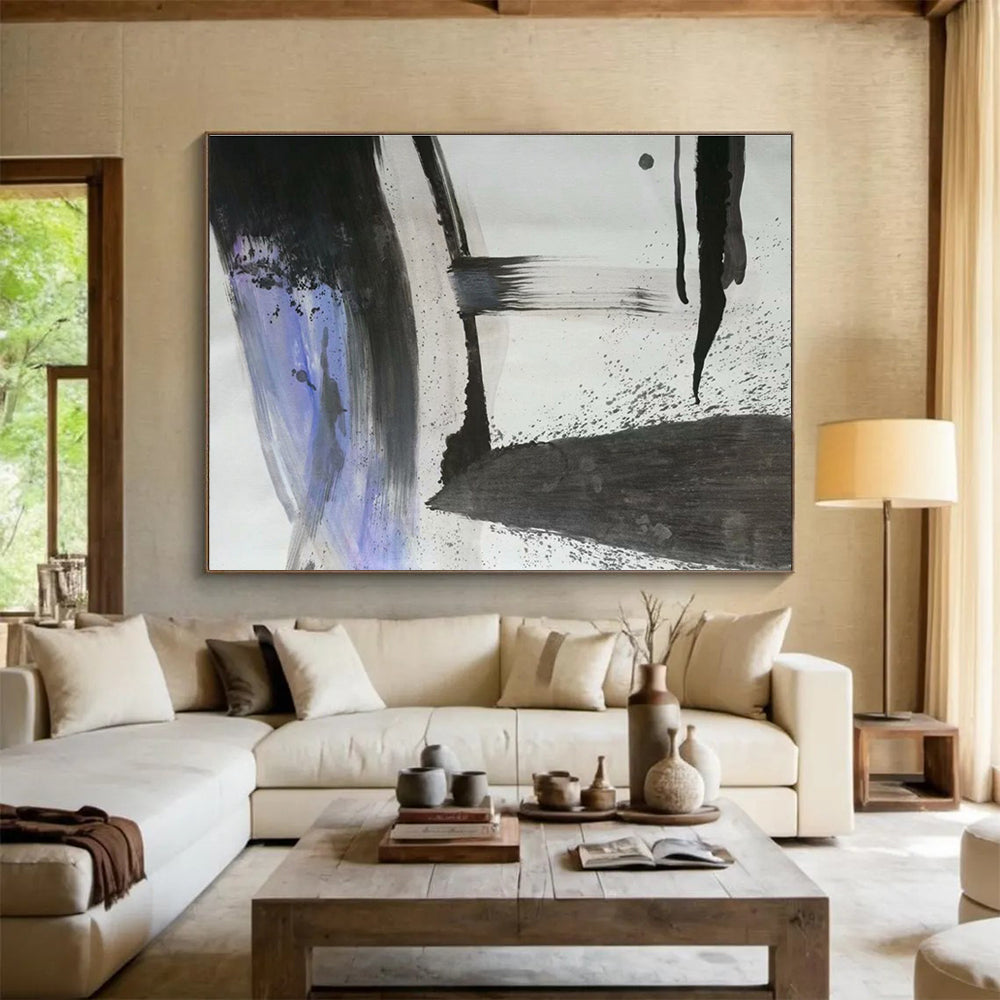 Captivating Original Massive Textured Hand - Painted Abstract Canvas for Artistic Inspirations DKH852
