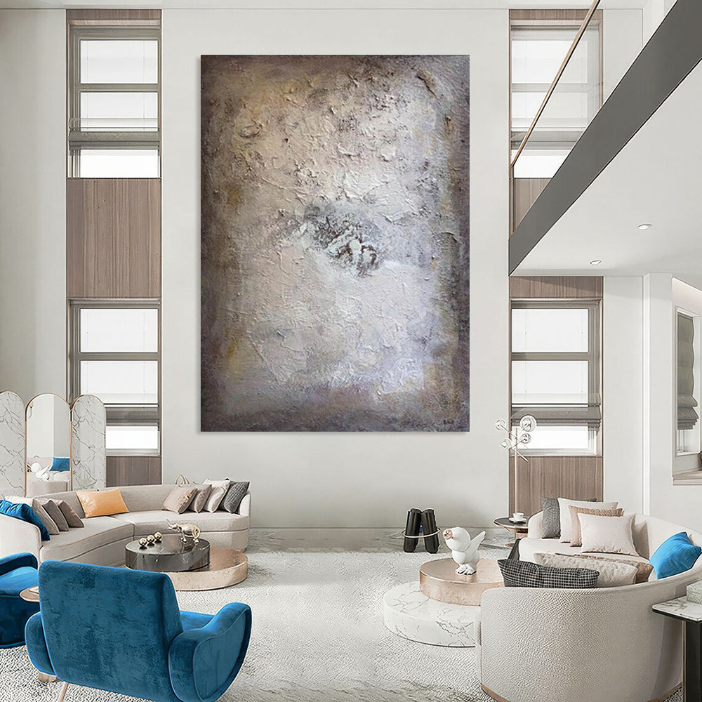 Handmade Large Abstract Creations: Textured Details for Bedroom & Living Room DTP258