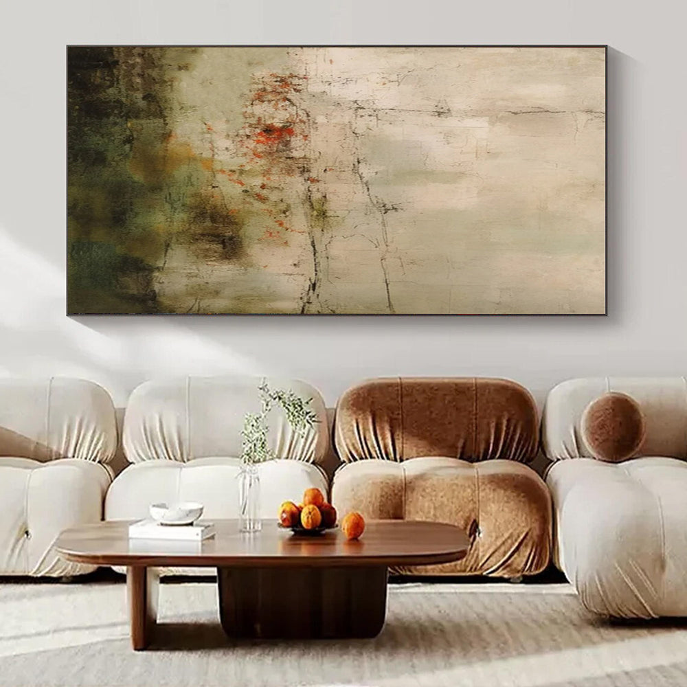 Hand-Painted Personalized Abstract Mural for Bedroom & Office LargeART1469