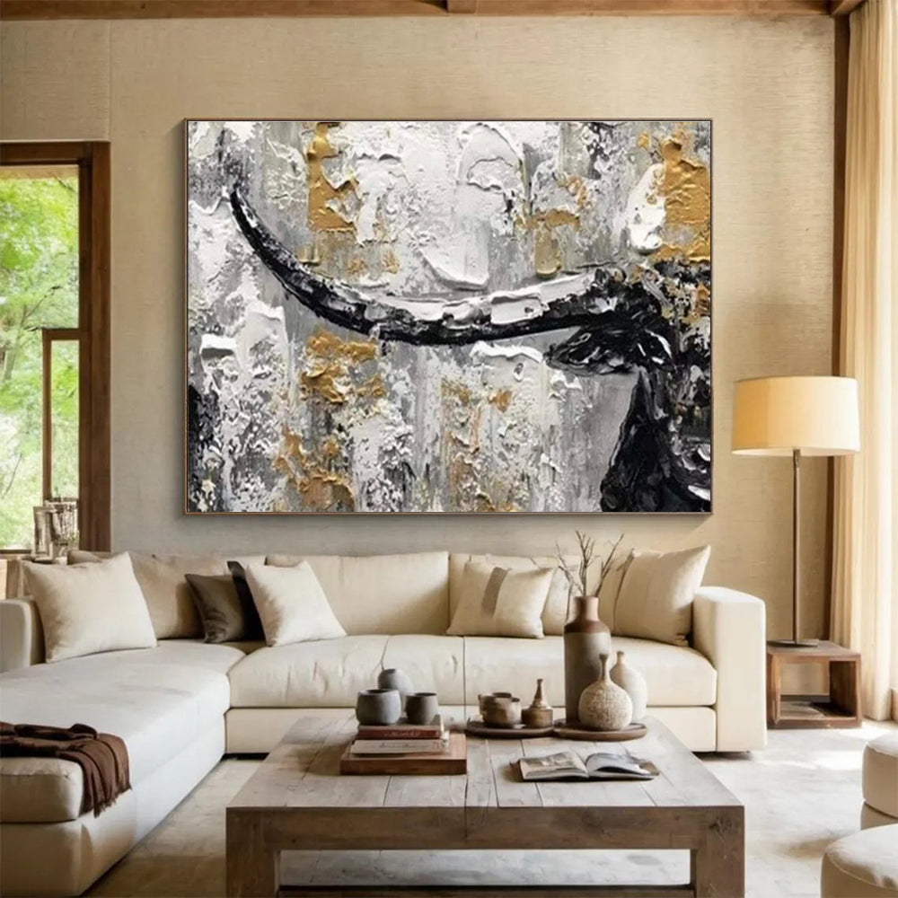 “Artistic Impulses” Massive Abstract Art for Living Room & Dining Room DKH336