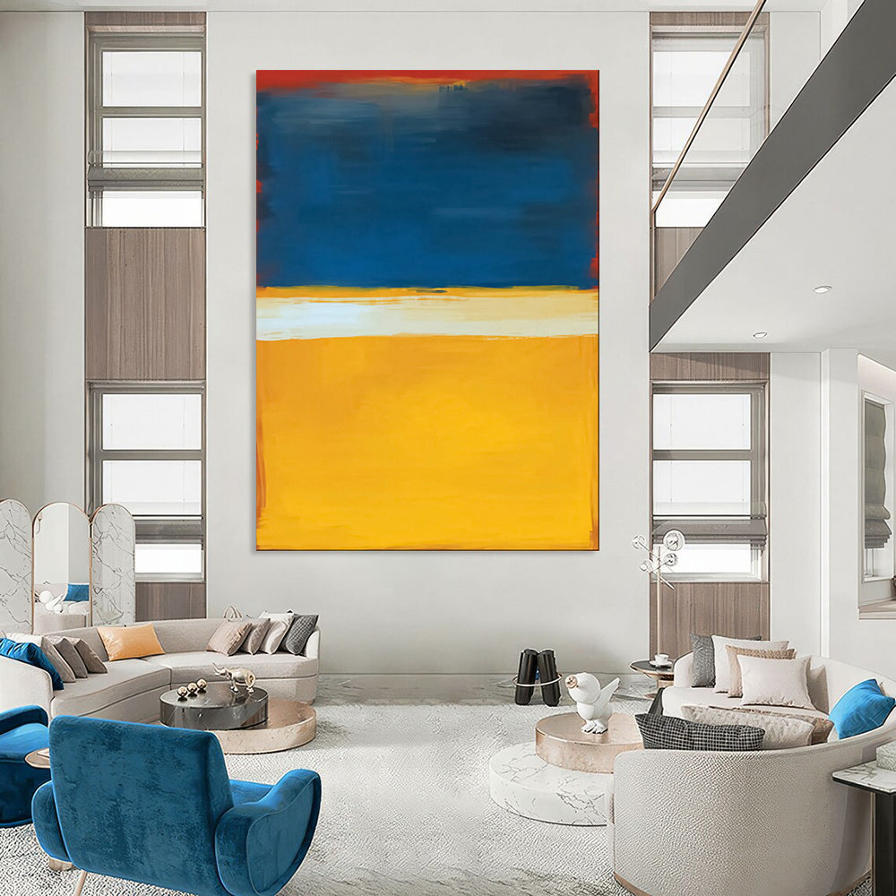 Organic & Harmonious Custom Hand-Painted Abstract Painting for Dining Room & Bar LargeART1945
