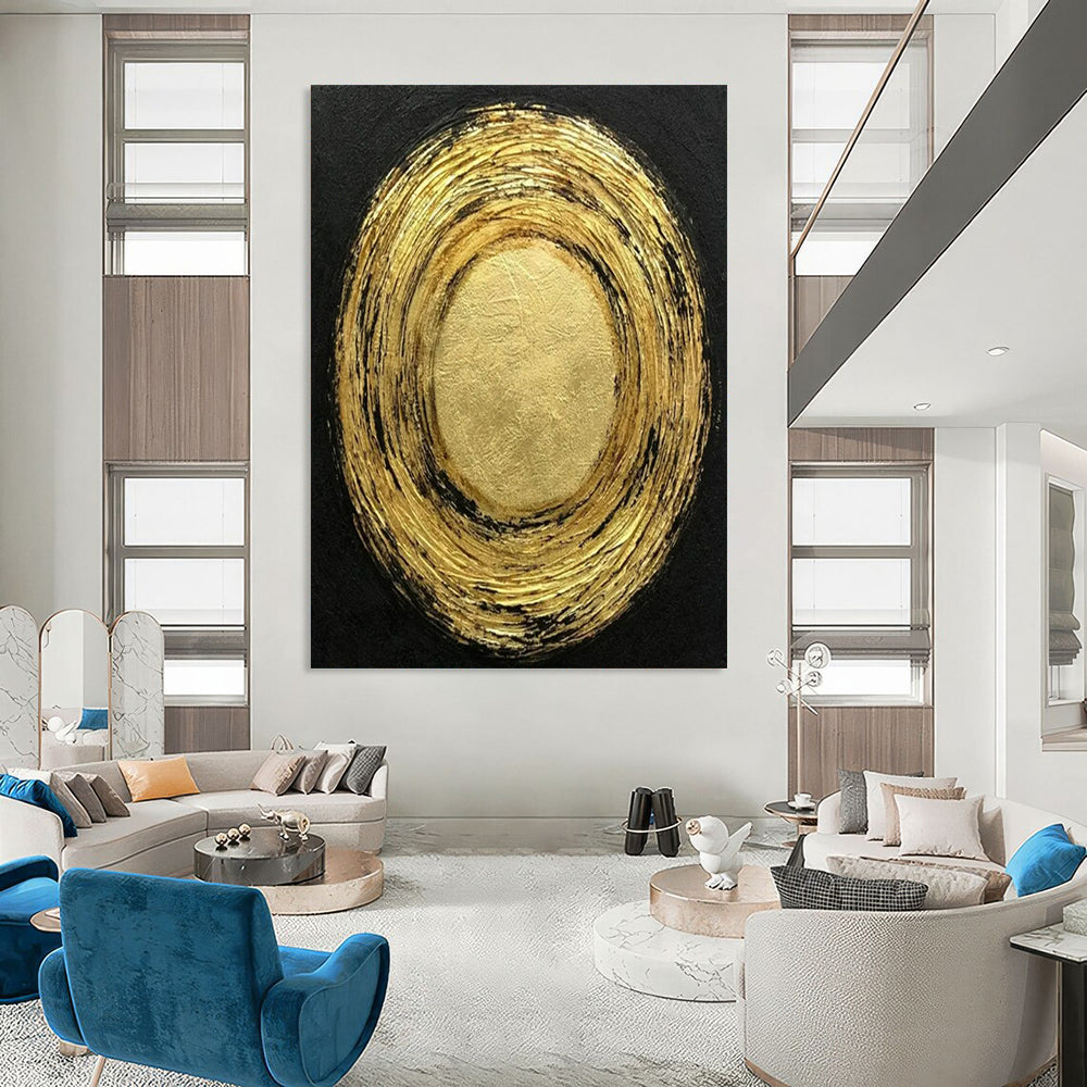 Vast-Scale Hand-Painted Abstract Wall Art for Dining Room & Hotel LargeART2330