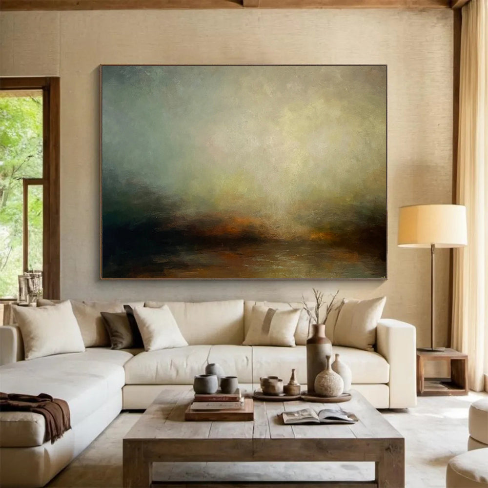 Oversized Textured Handmade Abstract Painting for Decorative Enhancements DKH773