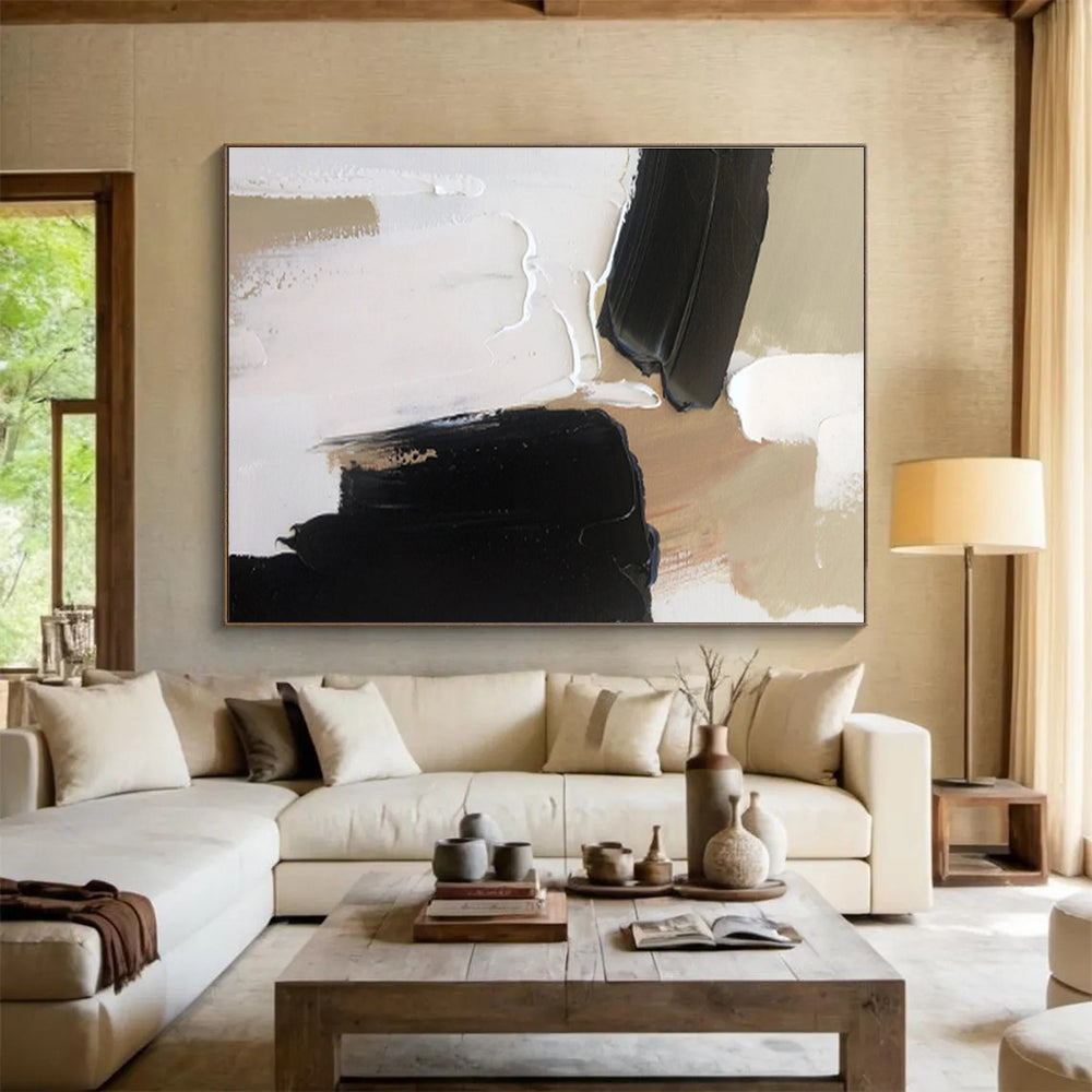 “Rhythmic Odyssey” Colossal Abstract Artwork for Dining Room & Bar DKH316