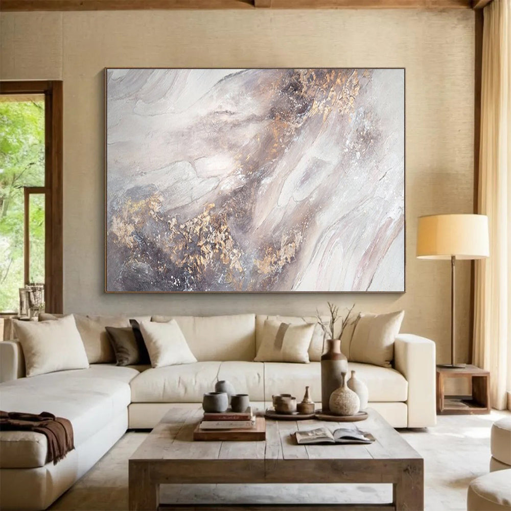 Fluid Abstract Canvas Art for Living Room & Dining Room LargeART1771