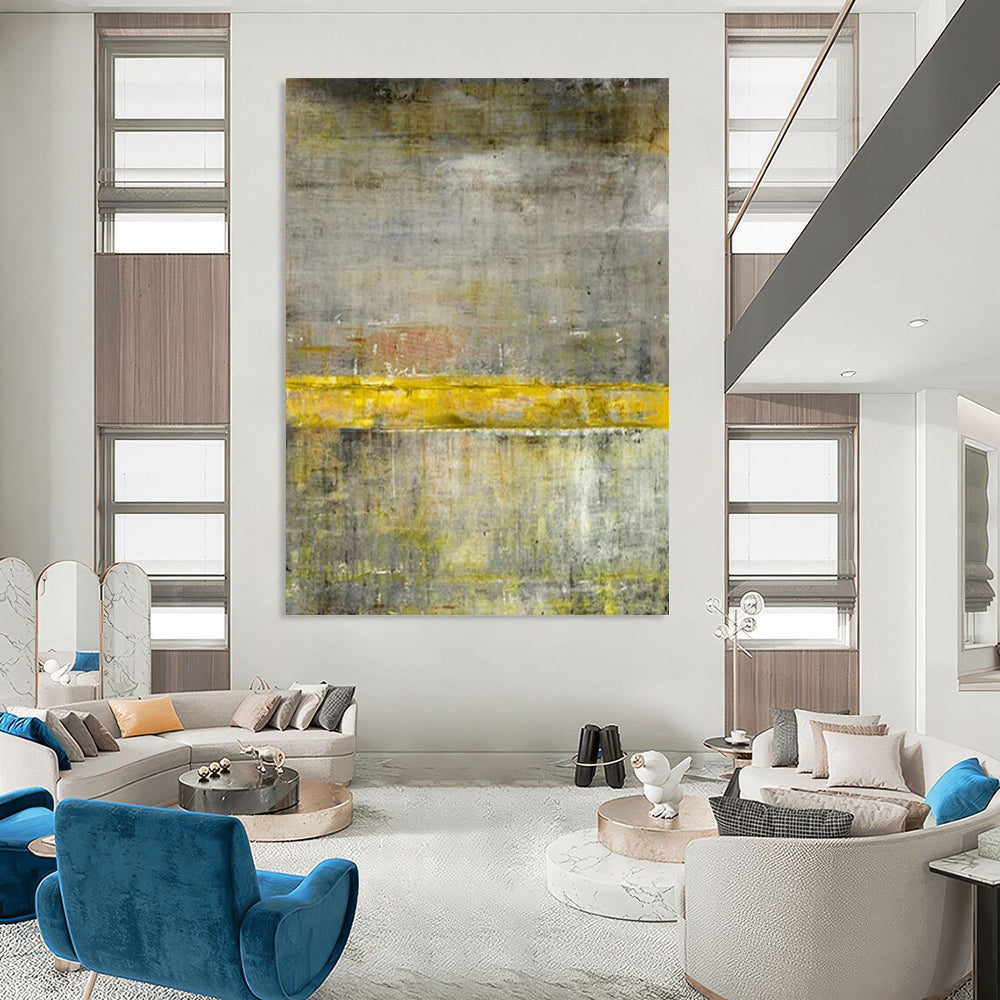 Tremendous Hand-Painted Abstract Wall Murals for Bar & Hotel LargeART2294