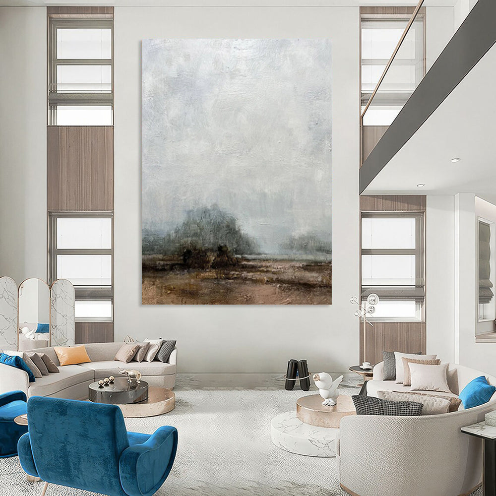 Massive - Extent Hand - Painted Textured Custom Abstract Epic, for Office and Bar DKH1510