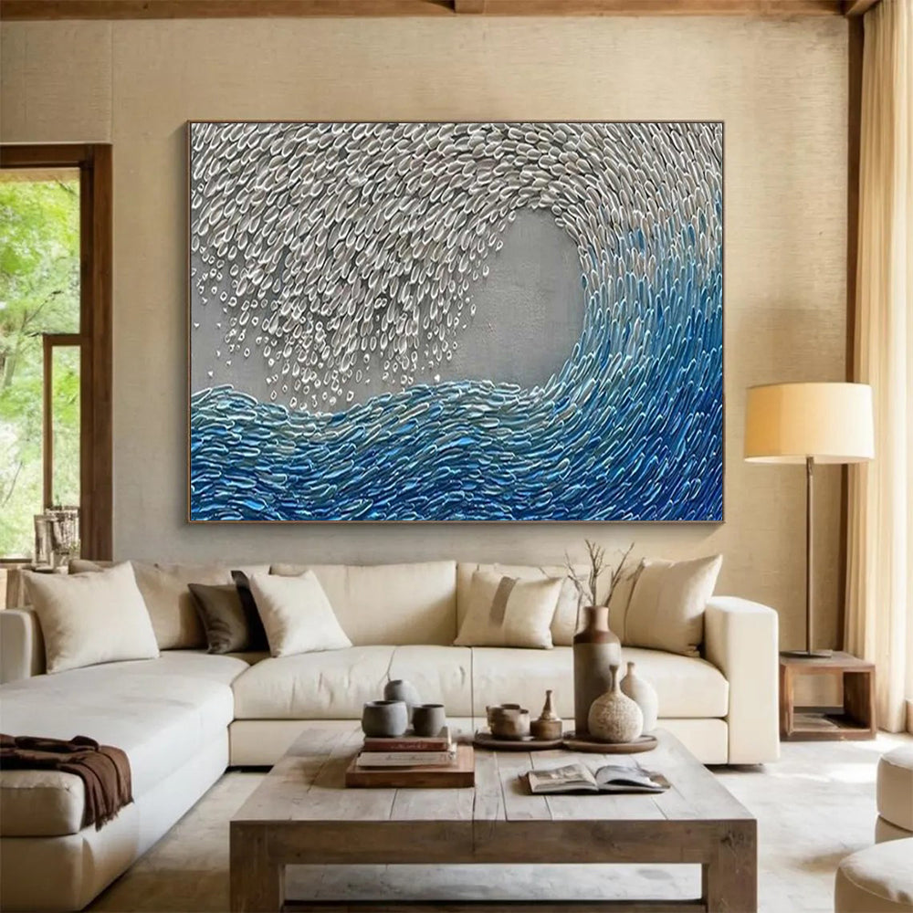 Expansive Abstract Wall Art for Bedroom & Living Room LargeART1654