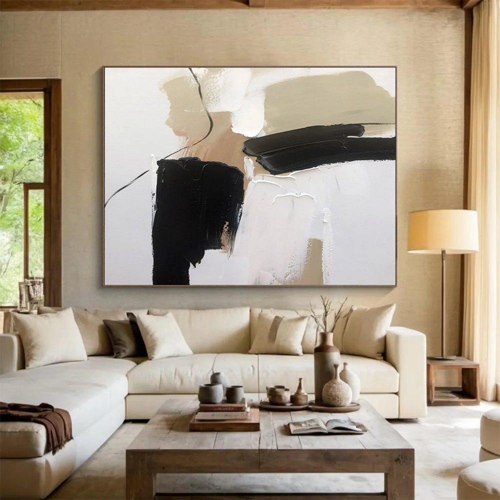 “Ethereal Drift” Immense Abstract Wall Mural for Hallway & Bar DKH313