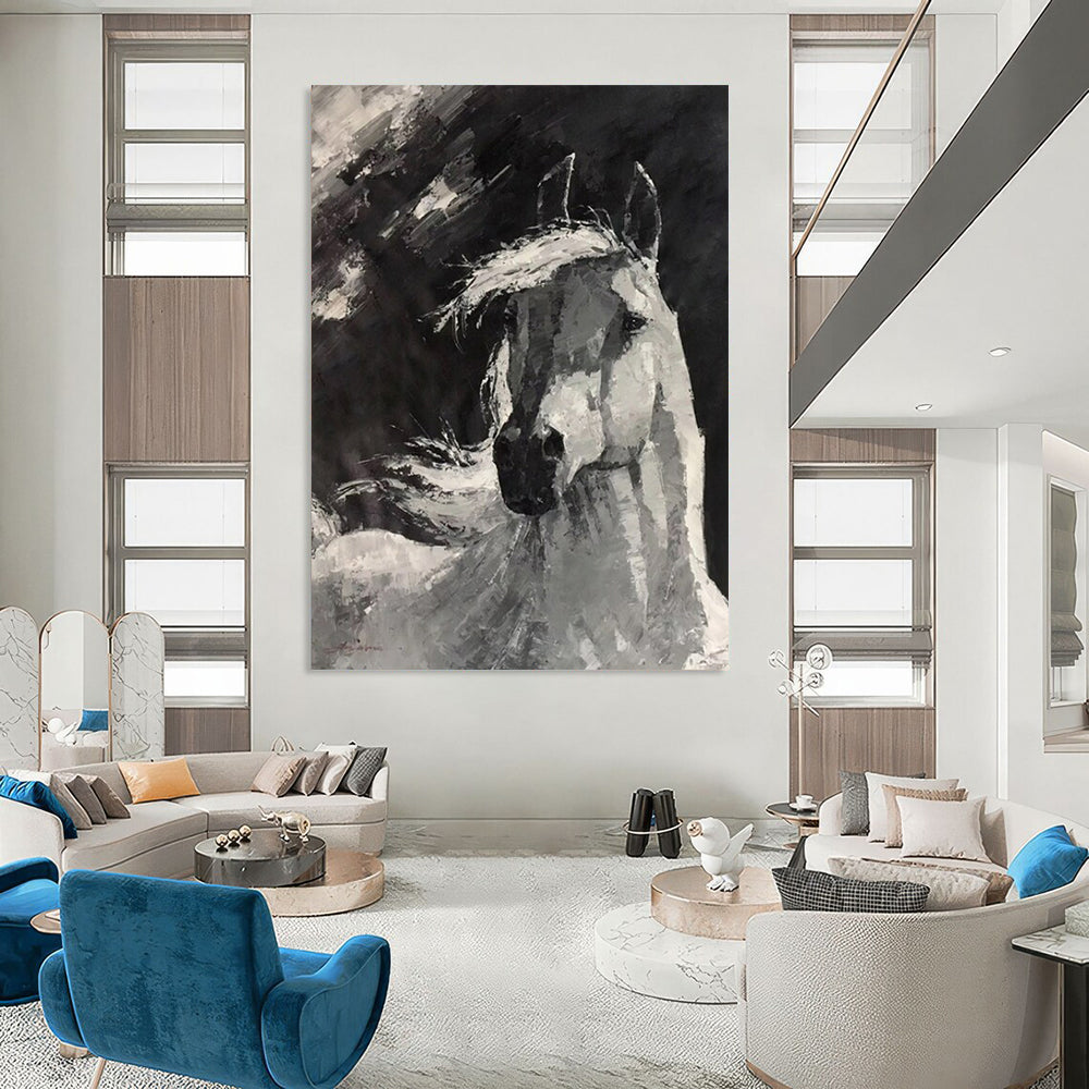 Colossal Hand-Painted Abstract Artworks for Living Room & Playroom LargeART2183