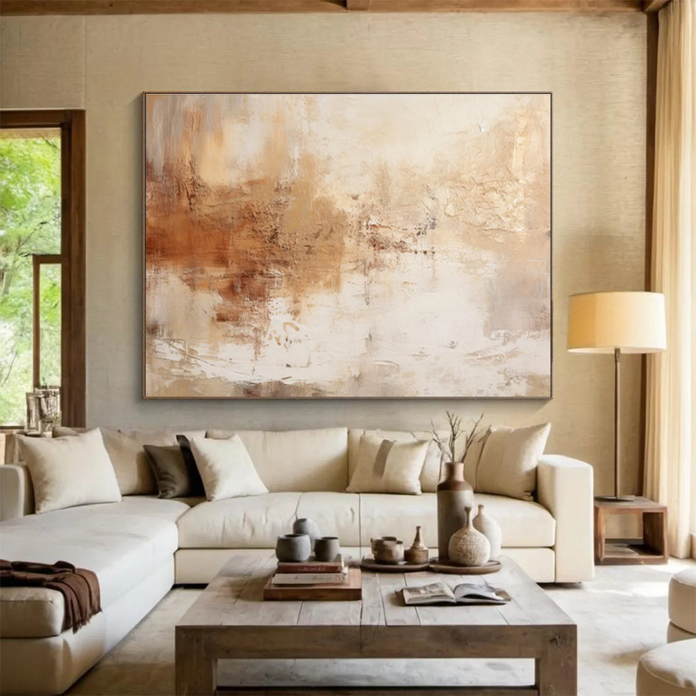 “Abstract Resonance” Oversized Abstract Canvas for Living Room & Bar DKH330