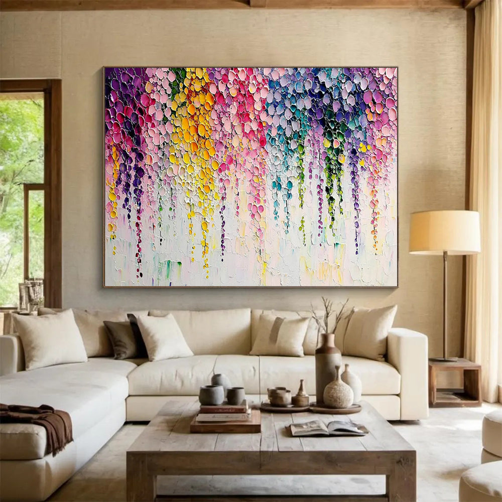 Explosive Vast Abstract Painting for Hallway & Bar LargeART1768