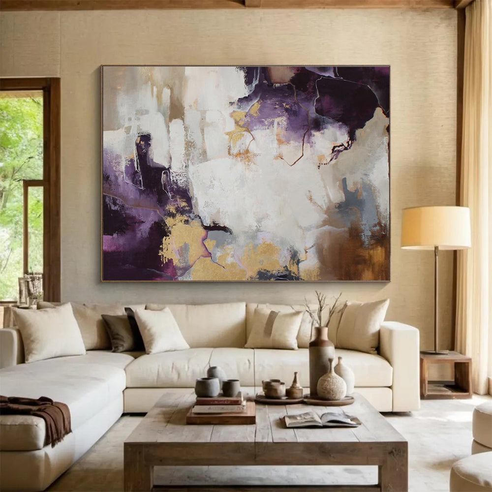 Hand-Painted Bespoke Large-Scale Painting for Bedroom & Hallway DKH131
