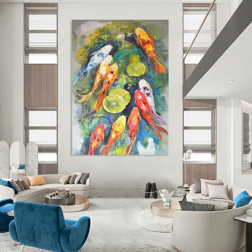 Vast Hand-Painted Abstract Art for Office & Bedroom LargeART2351